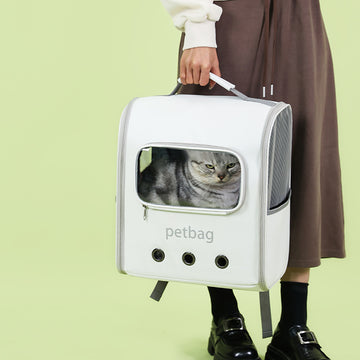 Portable Cat Backpack Transparent Window
