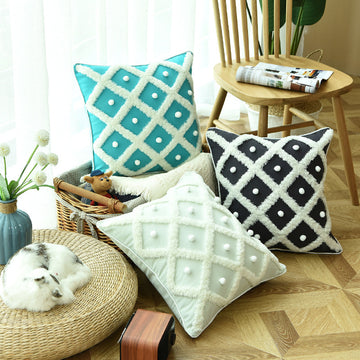 Creative Home Ball Pillow Tufted