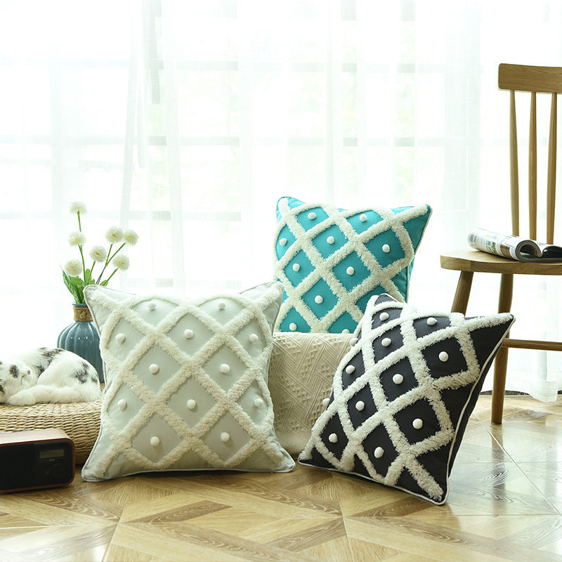 Creative Home Ball Pillow Tufted