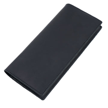 Retro Crazy Horse Leather Long Wallet Men's Genuine Leather Business