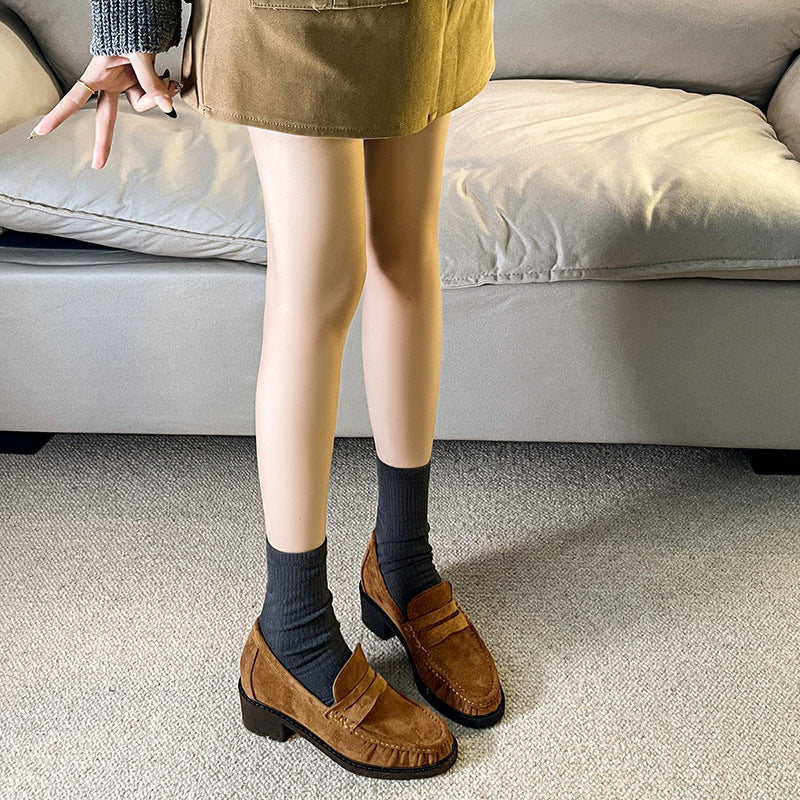 Vintage Crumpled Le Brown British Style