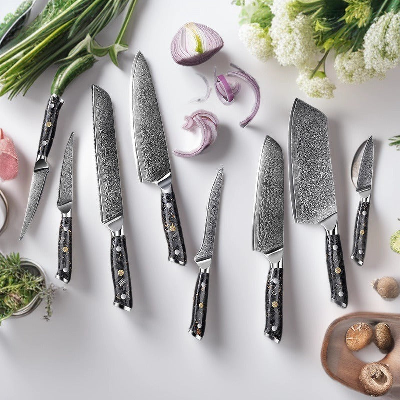 67-layer Chef Peel Kitchen Knife Steel Core Kitchen Household