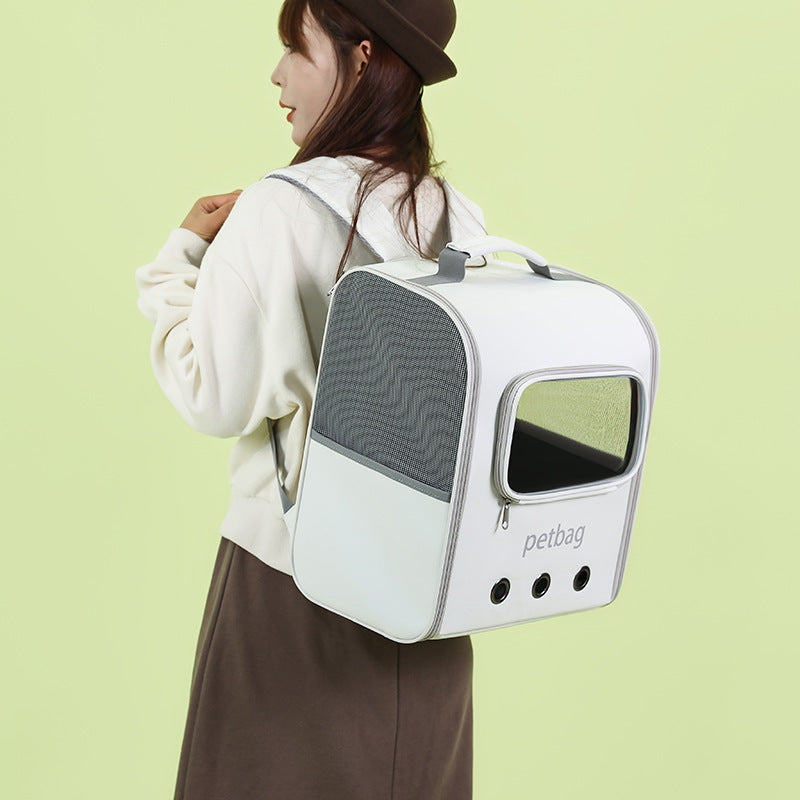 Portable Cat Backpack Transparent Window